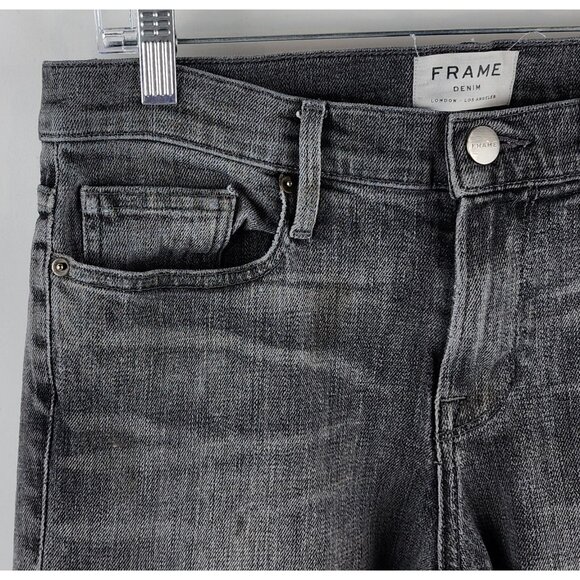 Frame Denim Jeans Mens 30 L'Homme Slim Straight Fit Gray (30x33) - Picture 3 of 13